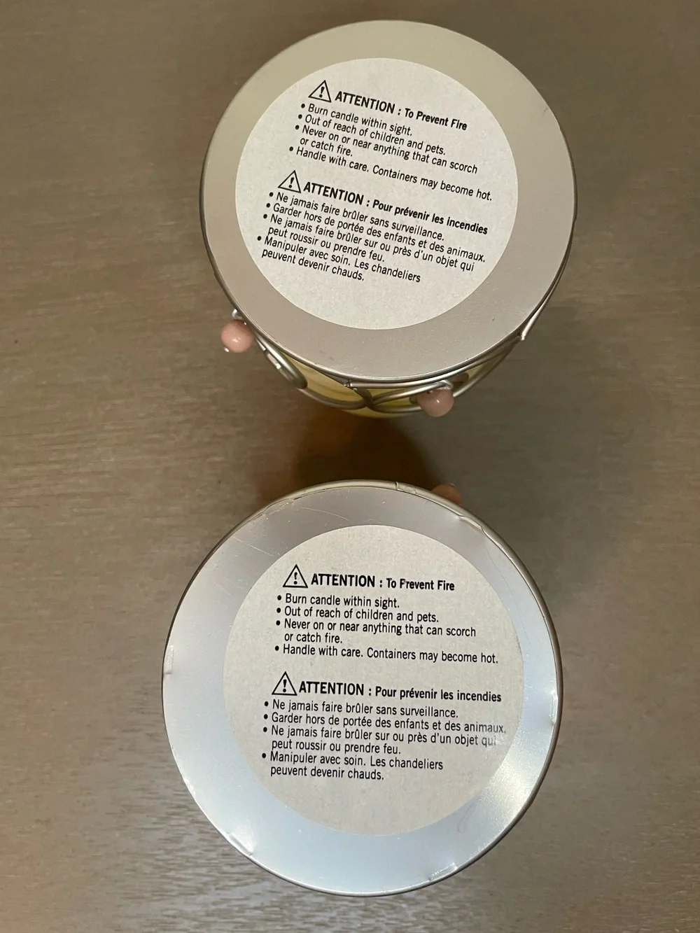 Set of 2 candle holders